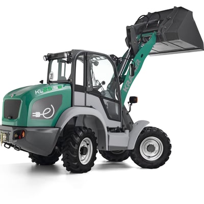 Kl25.5e Världens första eldrivna hjullastare