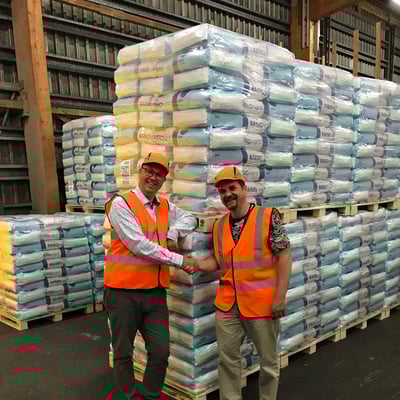 Peter Annas, Lantmännen, och Mikko Korhonen, Raisioagro