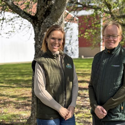 Claes Johansson, Lantmännen & Victoria Olsson, Arla Sverige