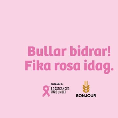 Bullar bidrar fika rosa