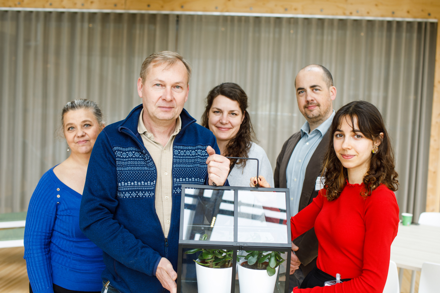 “Upcycled Bread” team: Diane Burgess (Unibake), Rune Møller (Unibake), Sophia Wassén (Lantmännen Group R&D) and Carlo Rampini (Unibake) and Milena Siemiatkowska (Unibake)